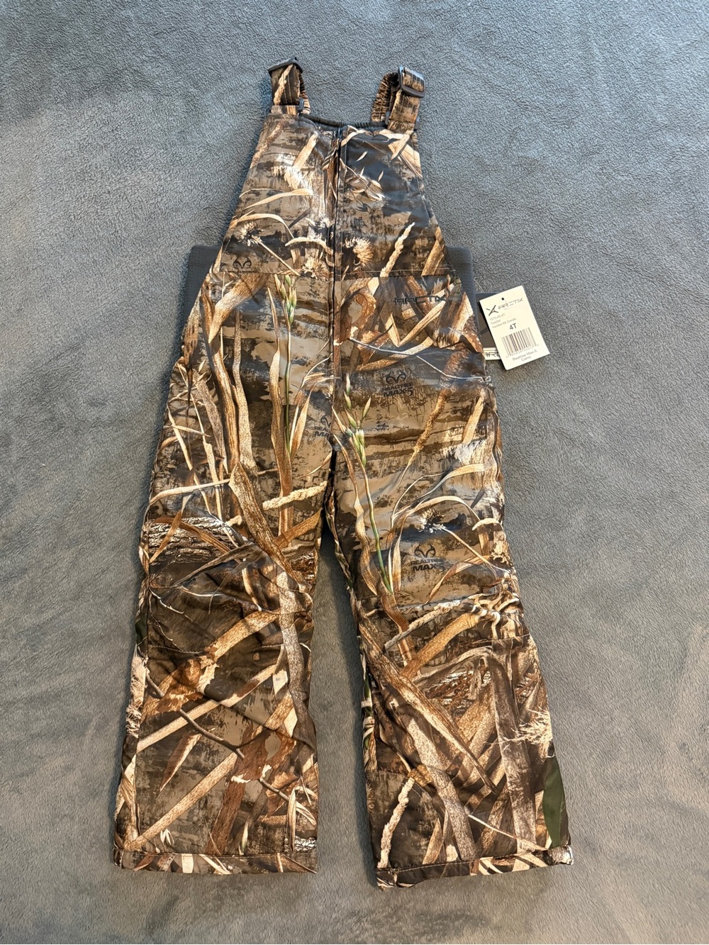 Kids Realtree Camo High Chest Bib Overalls - Arctix